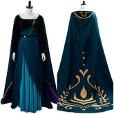 Königin Die Einkönigin Anna Kleid Cosplay Kostüm